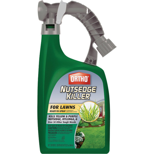 Ortho 32 Oz. Ready-To-Spray Nutsedge Killer For Lawns 9901910 Ortho 32 Oz. Ready-To-Spray Nutsedge Killer For Lawns 9901910