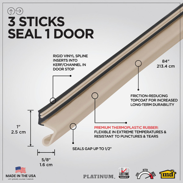 84" Bge Wthstp Door Seal