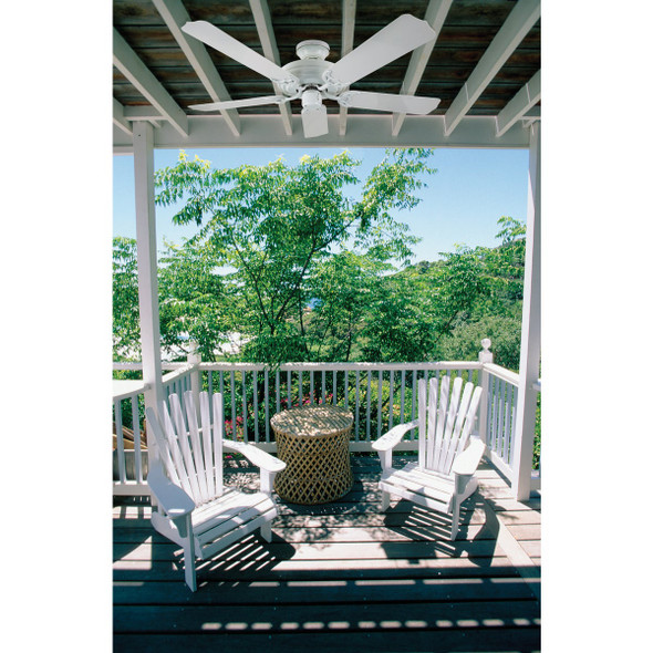Hunter Sea Air Outdoor 52 In. White Wet Location Ceiling Fan Hunter Sea Air Outdoor 52 In. White Wet Location Ceiling Fan
