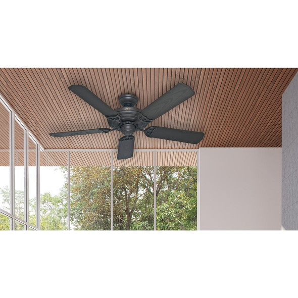 Hunter Sea Air Outdoor 52 In. New Bronze Wet Location Ceiling Fan 53061 519413