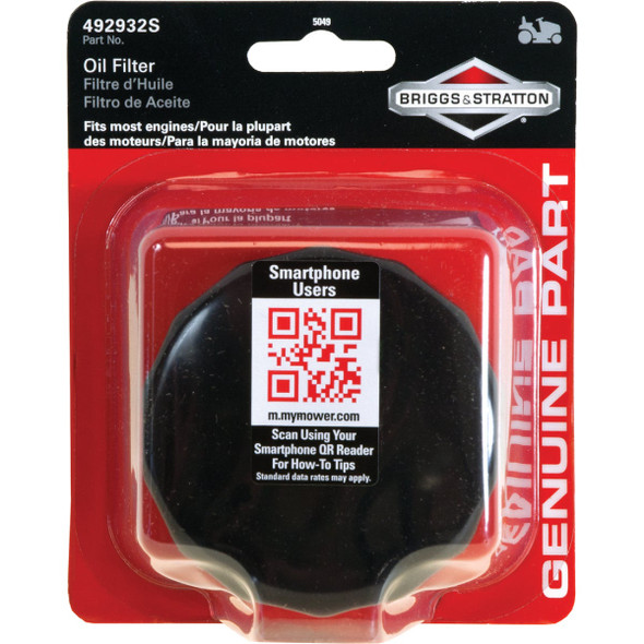 Briggs & Stratton 492932s Oil Filter 5049K