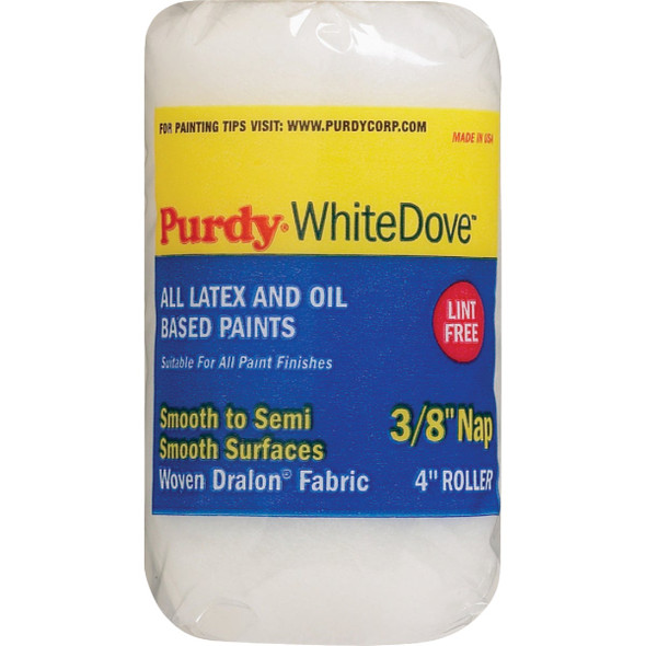 Purdy White Dove 4 In. x 3/8 In. Woven Fabric Roller Cover 140786104