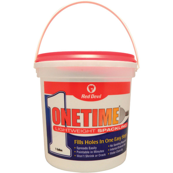 Red Devil Onetime 1 Gal. Lightweight Acrylic Spackling Compound 0541