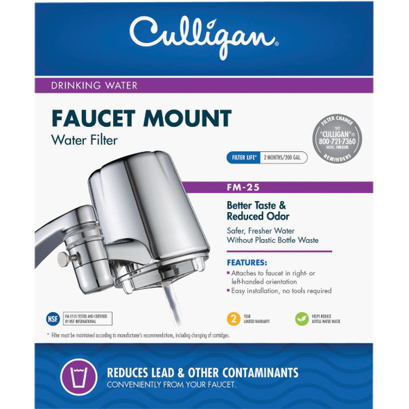 Culligan On-Tap Faucet Mount Water Filter Culligan On-Tap Faucet Mount Water Filter