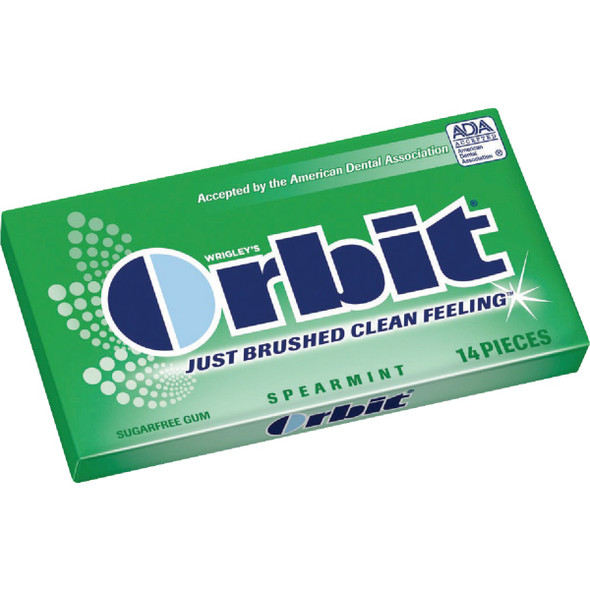 Orbit Spearmint Chewing Gum (14-Piece) 11620 Pack of 12