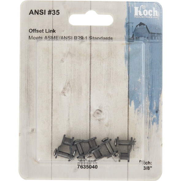 Koch #35 Offset Roller Chain Link (4-Pack) 7635040 755515