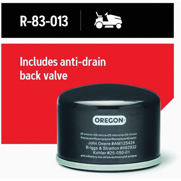 Oregon R-83-013 Engine Oil Filter R-83-013 706353
