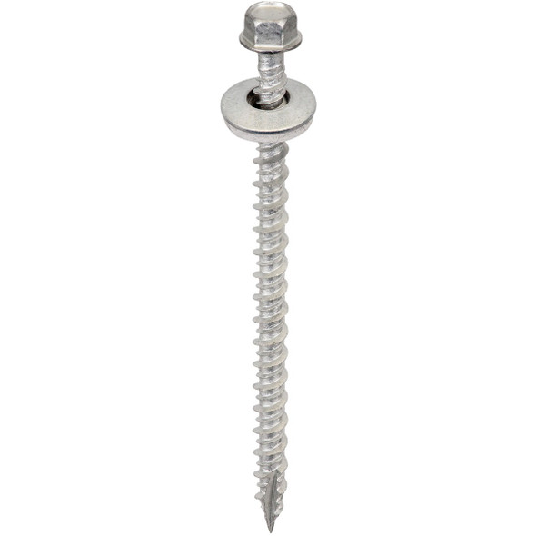Acorn International 3 In. Washered Galvanized Metal To Wood Screw (250 Ct.)