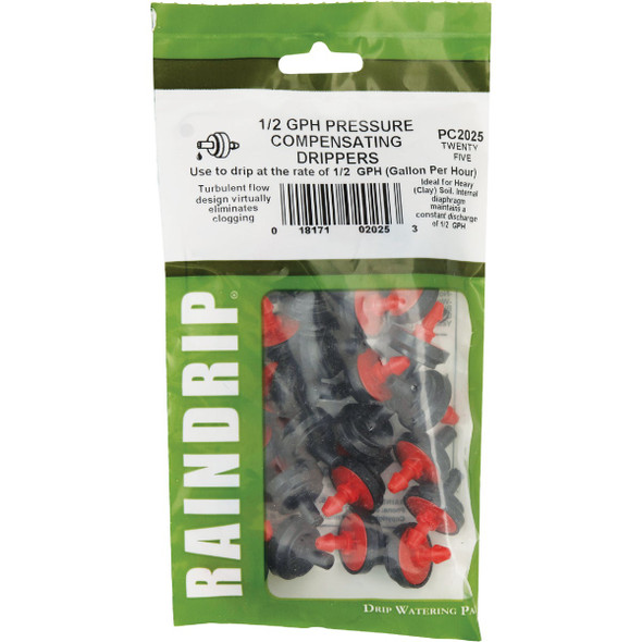 Raindrip 1-2 GPH On-Line Dripper (25-Pack) PC2025B 747400