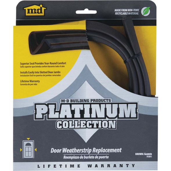 PLATINUM 84" Brn Wthstp Door Seal 91891