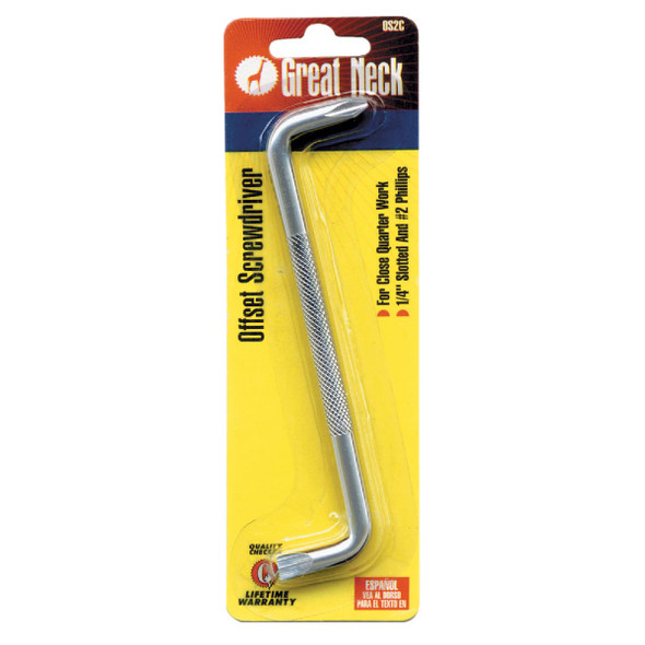 Great Neck #2 Phillips 4-1/8 In. Offset Screwdriver OS2C