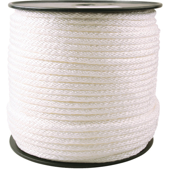 Do it Best 3/8 In. x 450 Ft. White Braided Nylon Rope 736608