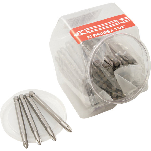 Best Way Tools Phillips #2 x 3-1/2 In. Screwdriver Bit Display B84058