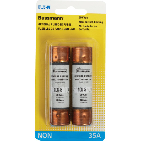 Bussmann 35A NON Cartridge General Purpose Cartridge Fuse (2-Pack) Bussmann 35A NON Cartridge General Purpose Cartridge Fuse (2-Pack)