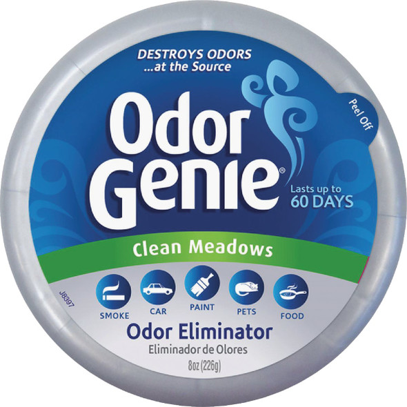 DampRid Odor Genie 8 Oz. Clean Meadows Solid Air Freshener FG69CM