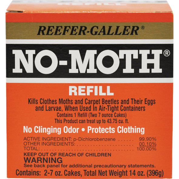 Reefer-Galler No-Moth Moth Killer Cake Refill (2-Pack) 1021.6