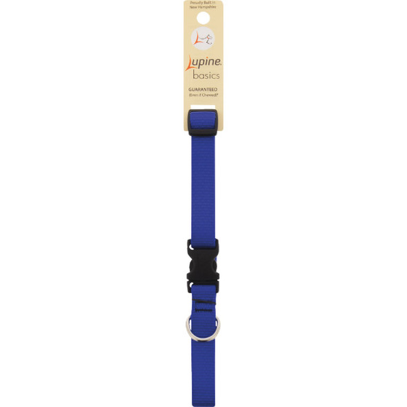 Lupine 3/4 In. Traditional Solid Blue 13 to 22 In. Adjustable Collar 17502