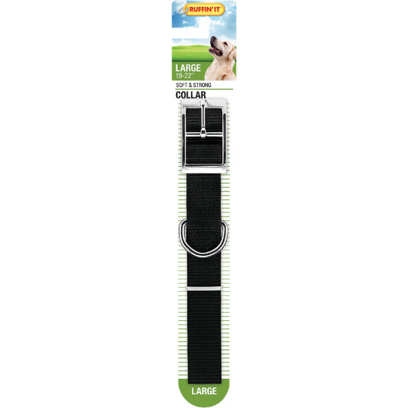 Lupine 1 In. Red Adjustable Dog Collar