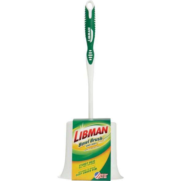 Libman 16.75 In. Toilet Bowl Brush & Caddy 34 630780