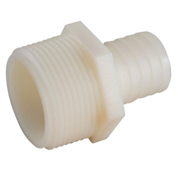 Anderson Metals 1/4 In. Barb x 1/4 In. MIP Nylon Connector 53701-0404 Pack of 10