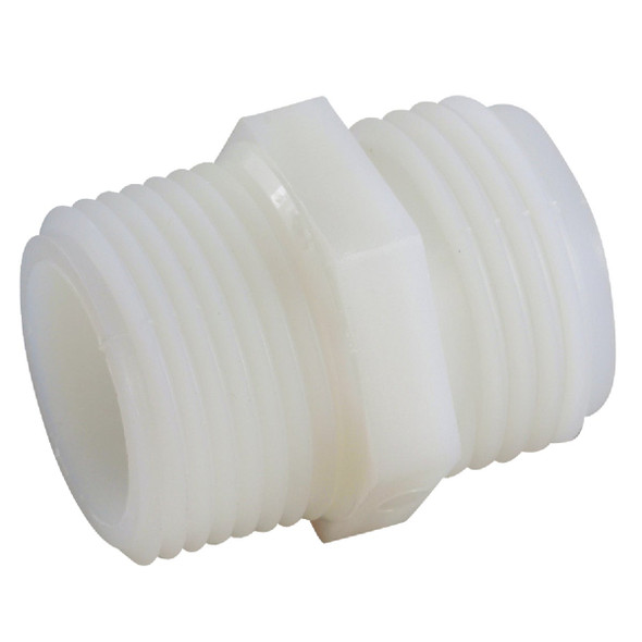 Anderson Metals 3/4 In. Hose x 1-1/4 In. MIP Nylon Hose Adapter Pack of 5