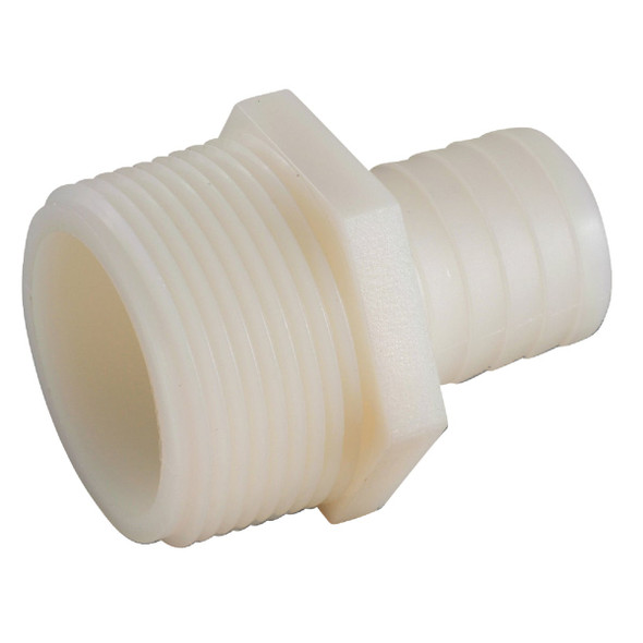 Anderson Metals 3/16 In. Barb x 1/4 In. MIP Nylon Connector Pack of 10