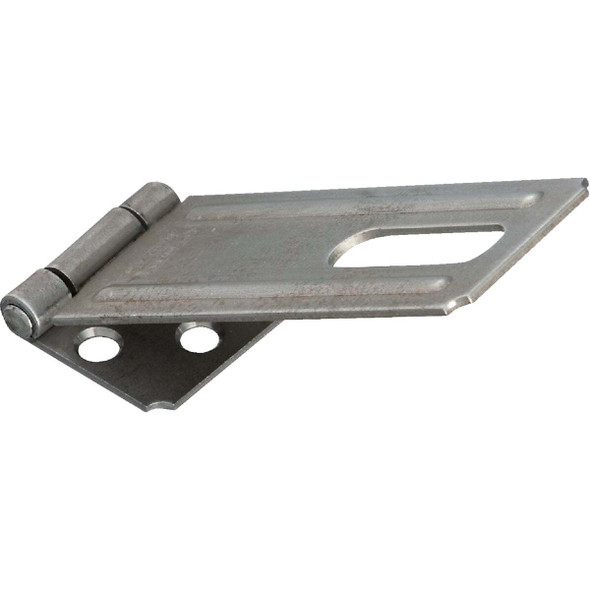 National Hardware 4-1/2 In. Galvanized Non-Swivel Safety Hasp N102-764
