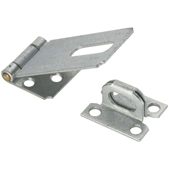National Hardware 3-1/4 In. Galvanized Non-Swivel Safety Hasp N102-749
