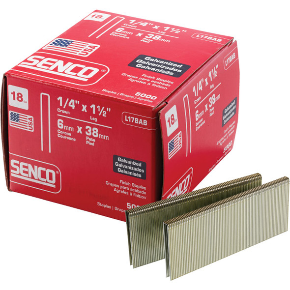 Senco 18ga 1-1/2" Med Staple L17BAB
