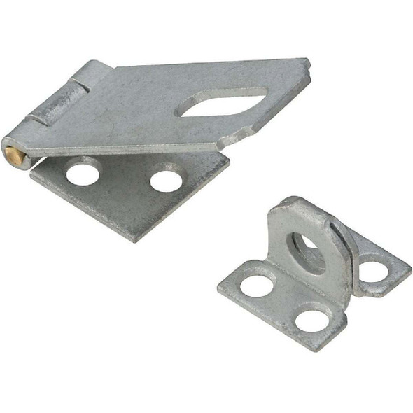 National Hardware 2-1/2 In. Galvanized Non-Swivel Safety Hasp N102-723