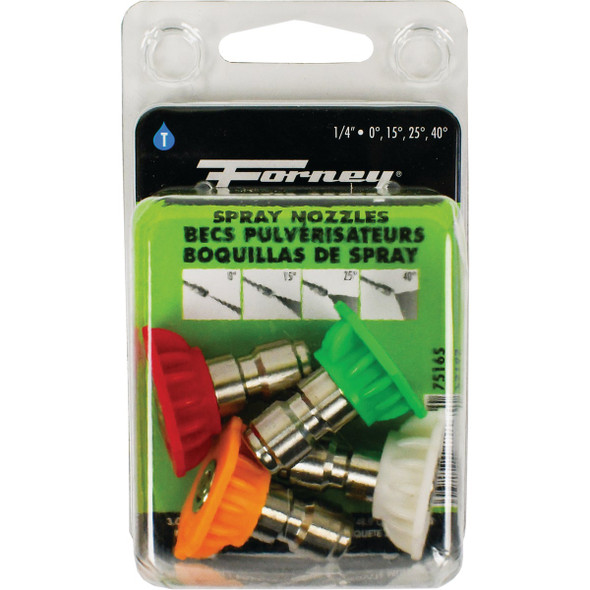 Forney 3.0mm Orifice Pressure Washer Spray Tips (4-Pack)