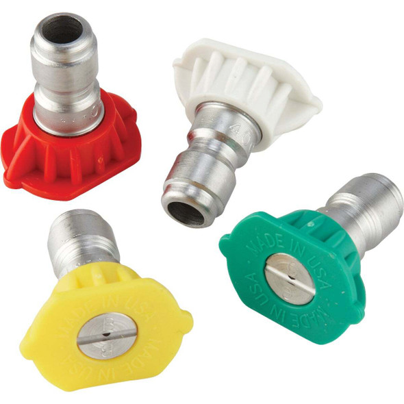 Forney 3.0mm Orifice Pressure Washer Spray Tips (4-Pack) 75165