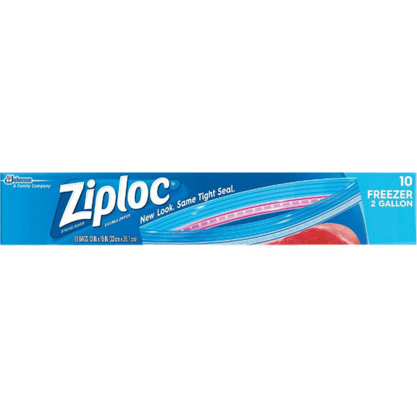 Ziploc 2 Gal. Double Zipper Freezer Bag (10-Count) 01132