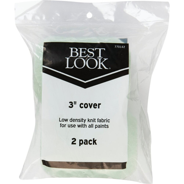 Best Look 3 In. x 3-8 In. Knit Fabric Roller Cover (2-Pack) DIB RT 302-300 770142