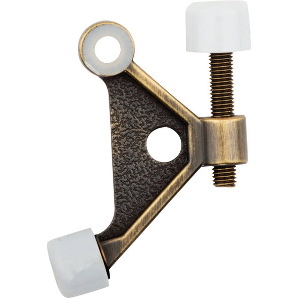 National Hardware Antique Brass Zinc Hinge Pin Door Stop N159-046