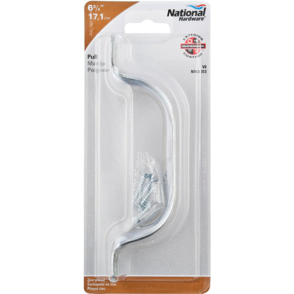 National Hardware 6-3-4 In. Zinc Door Pull N100-313 207001