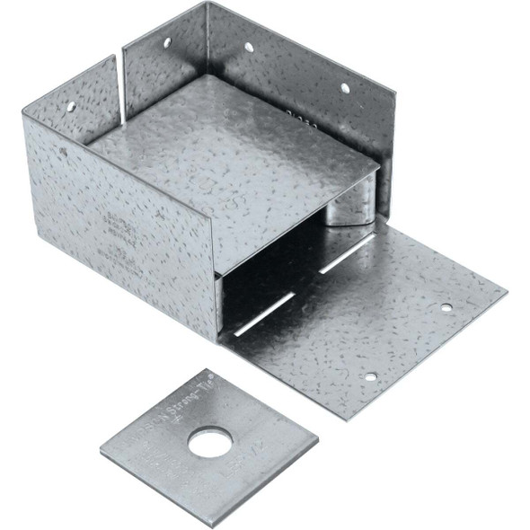 ABW ZMAX Galvanized Adjustable Standoff Post Base for 4x4 ABW44Z