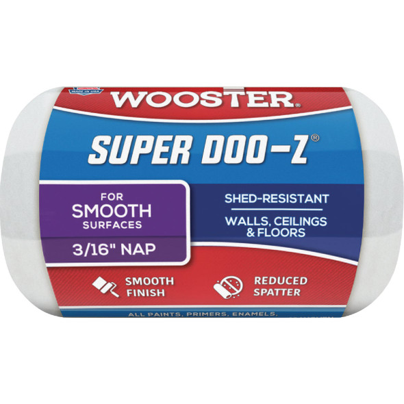 Wooster Super Doo-Z 4 In. x 3/16 In. Woven Fabric Roller Cover R206-4