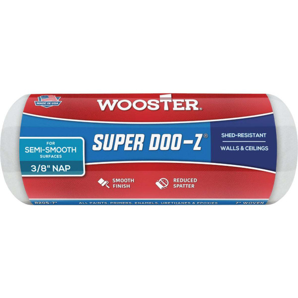 Wooster Super Doo-Z 7 In. x 3/8 In. Woven Fabric Roller Cover R205-7
