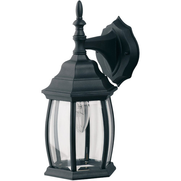 Canarm Black Incandescent Type A or B Outdoor Wall Light Fixture (2-Pack) IOL73T10 500378