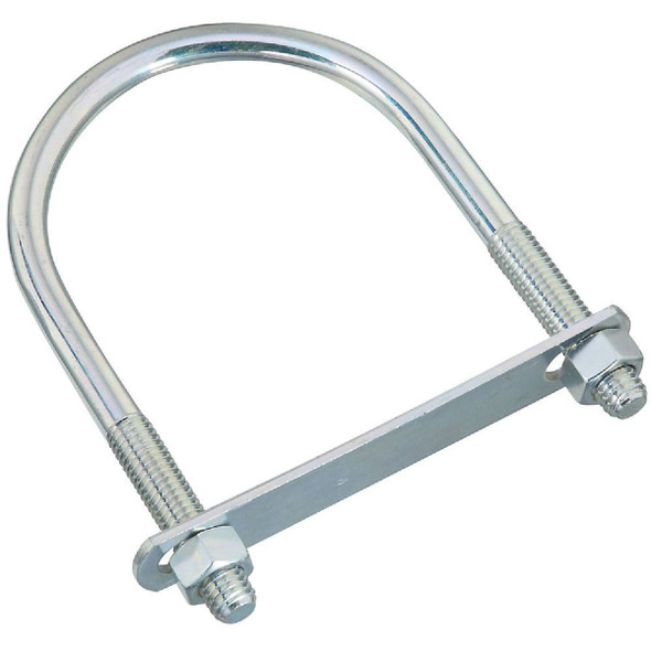 National Hardware 1/2 In. x 4 In. x 6-1/2 In. Zinc Round U Bolt N347-823