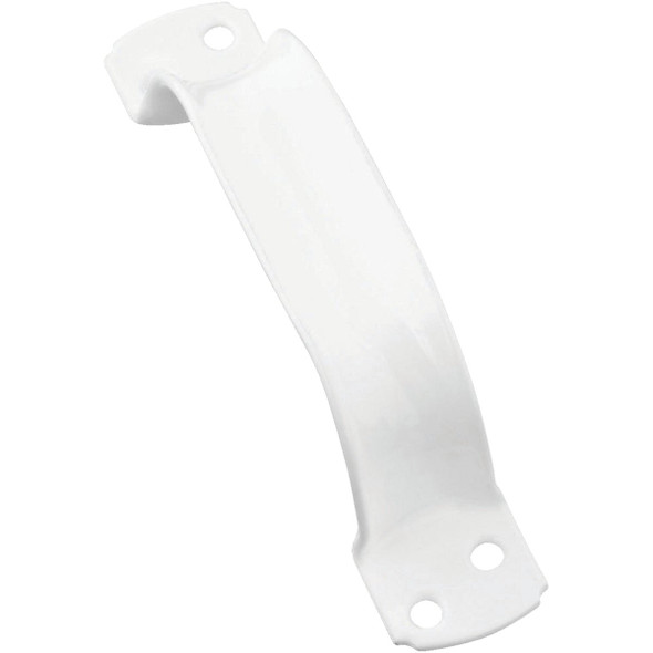 National Hardware 6-3/4 In. White Vinyl Coated Zinc Door Pull N162-594