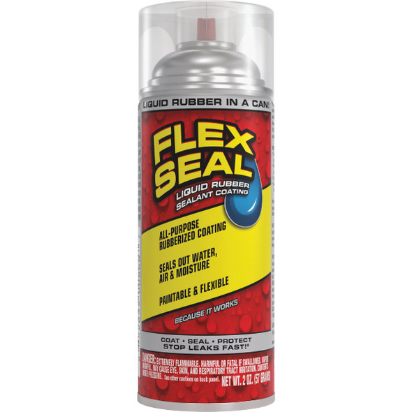FLEX SEAL 2 Oz. Mini Spray Rubber Sealant, Clear FSCLRMINI