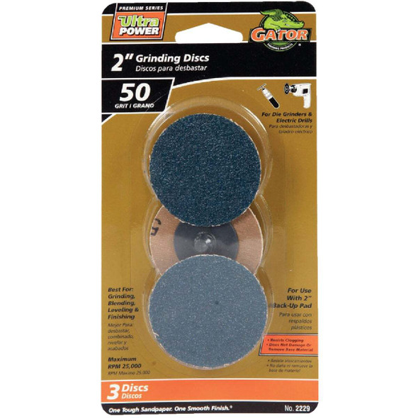 Gator Blade 2" 50 Gr Grinding Disc 2229