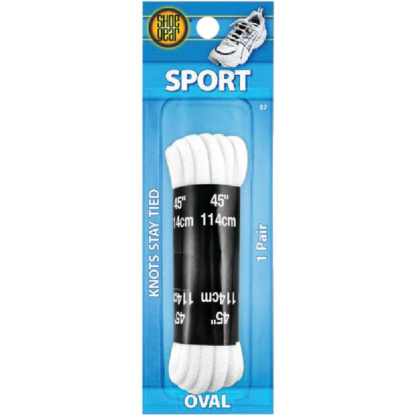 Shoe Gear Athletic Oval 45 In. Athletic Laces 57 Pack of 3