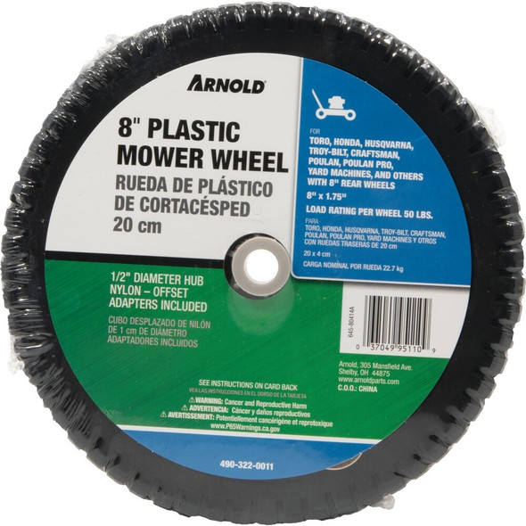 Arnold 8 In. Universal Mower Wheel 490-322-0011 701543