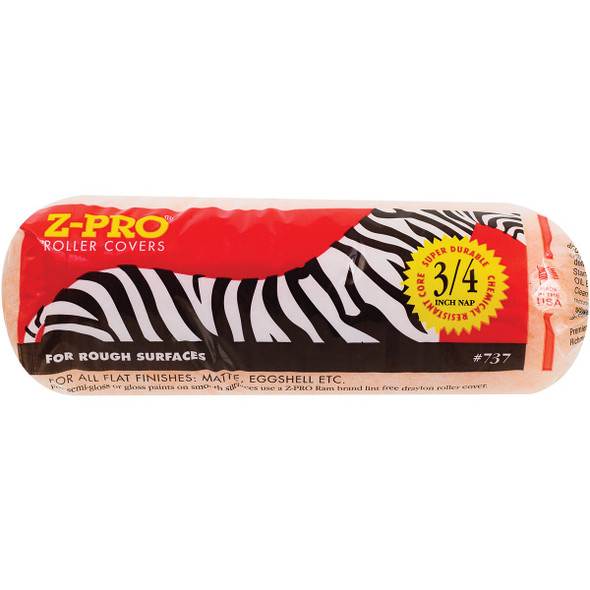 Premier Z-Pro Zebra 9 In. x 3/4 In. Knit Fabric Roller Cover 737Z