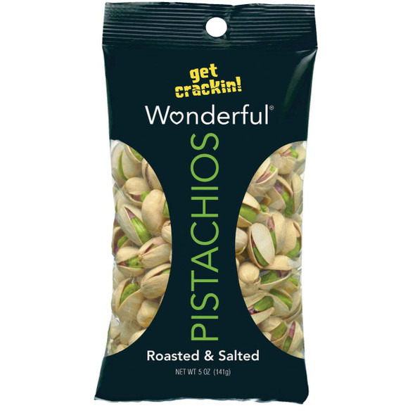 Wonderful 5 Oz. Original Pistachios 113921 Pack of 8