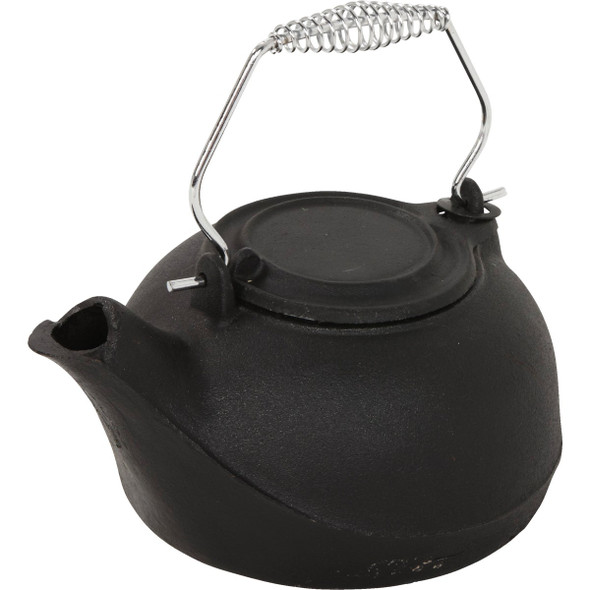 Home Impressions 3 Qt. Cast-Iron Black Decorative Steamer FB-1006