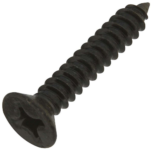 National Hardware #12 Blk Wood Screw N224-386 Pack of 5